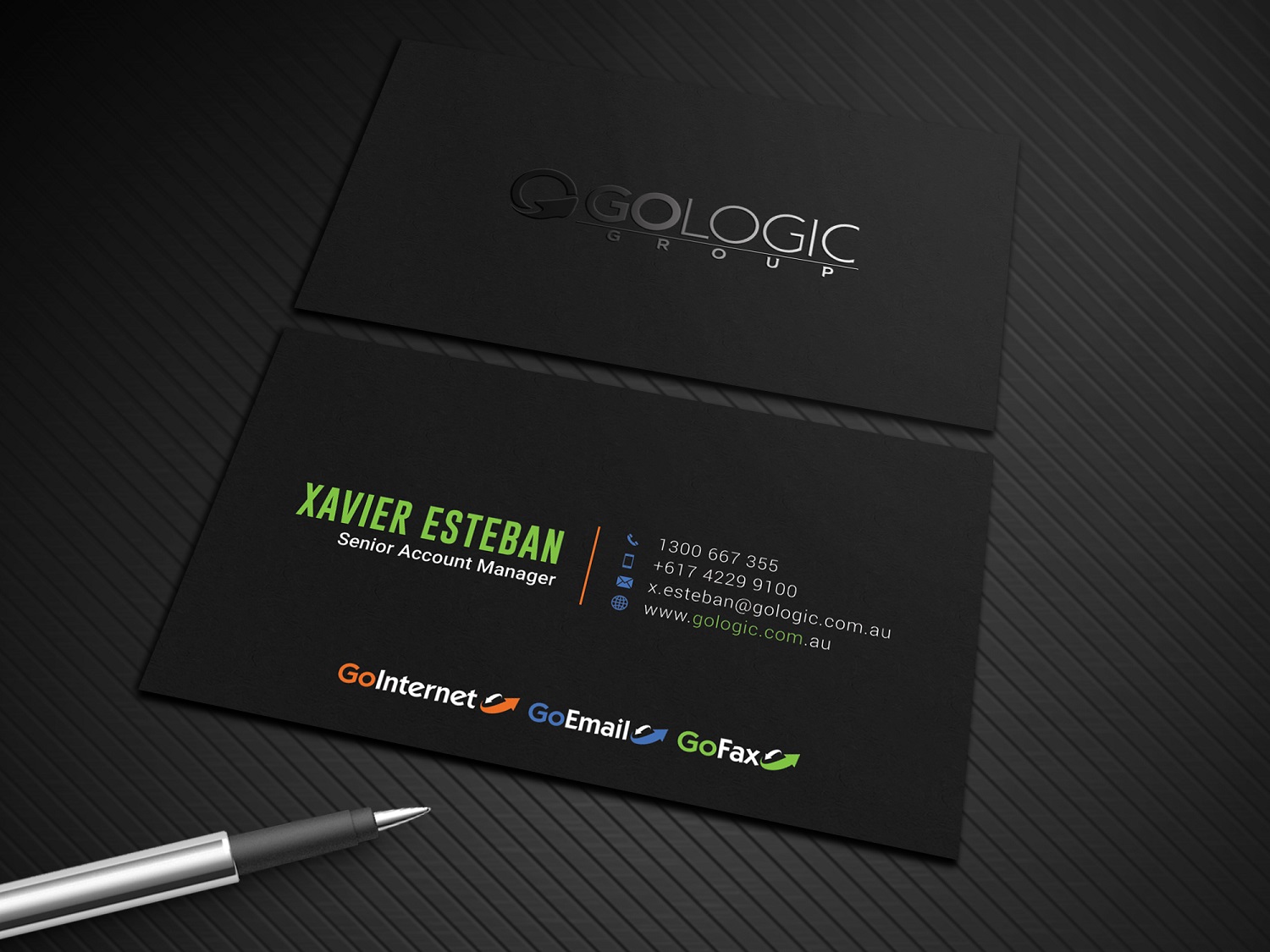 Business Card Design by Graphic Flame for GoLogic Group Pty Ltd | Design #15290329