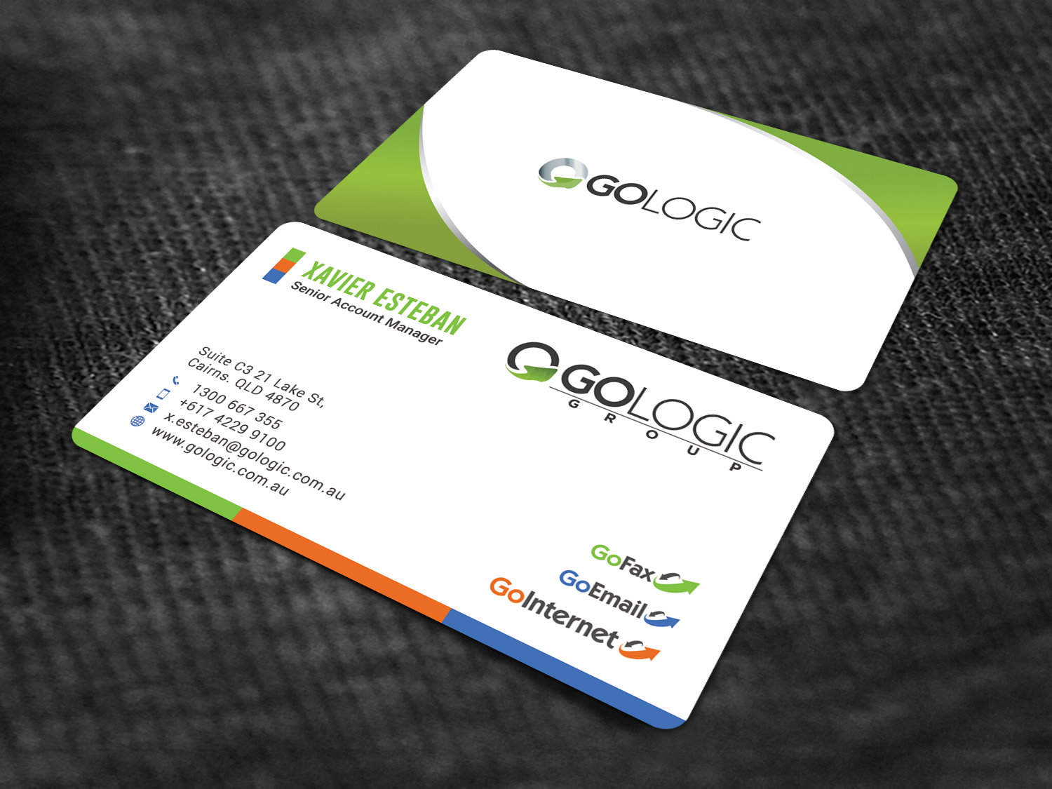 Business Card Design by Graphic Flame for GoLogic Group Pty Ltd | Design #15290333