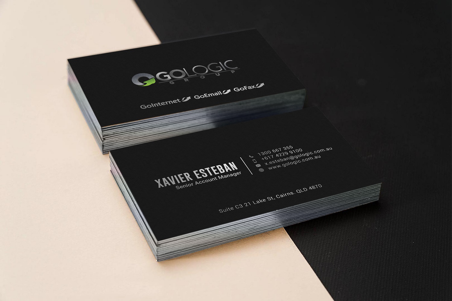 Business Card Design by Graphic Flame for GoLogic Group Pty Ltd | Design #15296892