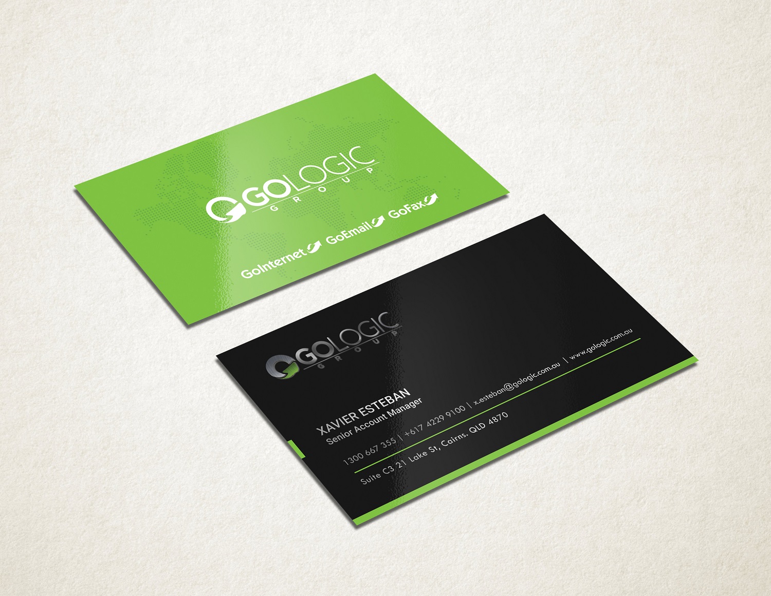 Design de Carte de Visite par Graphic Flame pour GoLogic Group Pty Ltd | Design #15296893