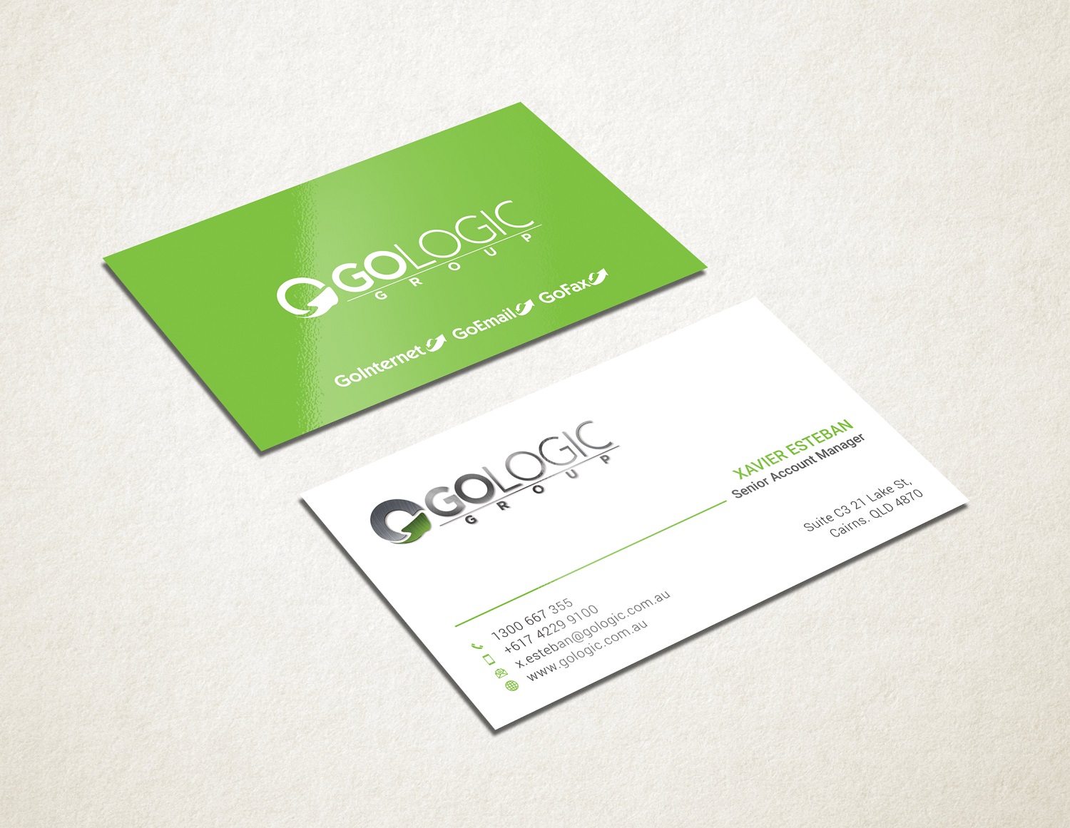 Business Card Design by Graphic Flame for GoLogic Group Pty Ltd | Design #15296894