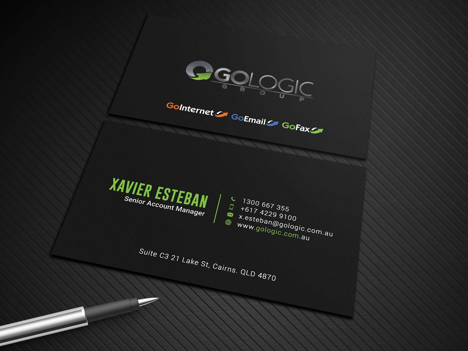 Business Card Design by Graphic Flame for GoLogic Group Pty Ltd | Design #15296895