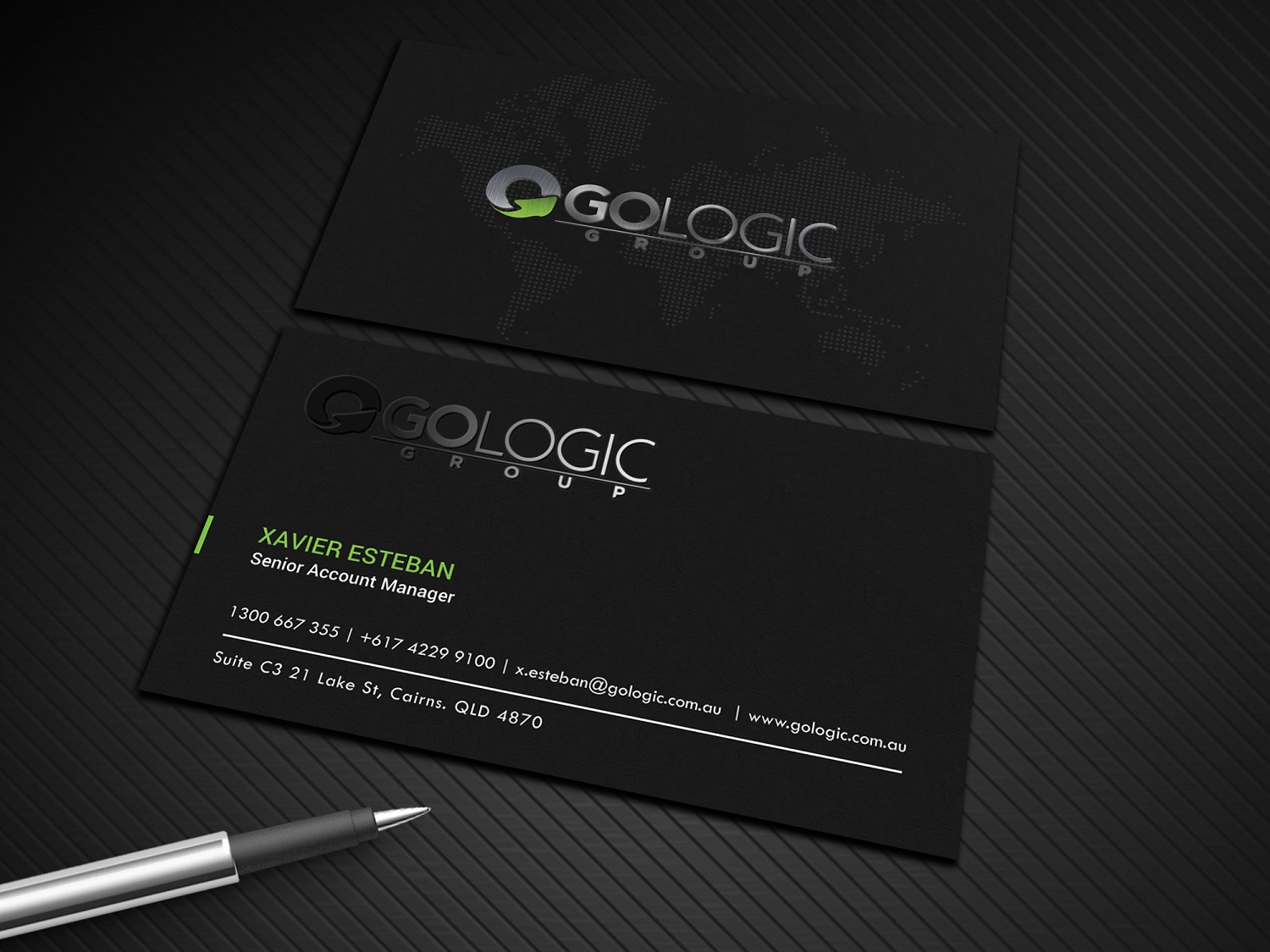 Business Card Design by Graphic Flame for GoLogic Group Pty Ltd | Design #15299388