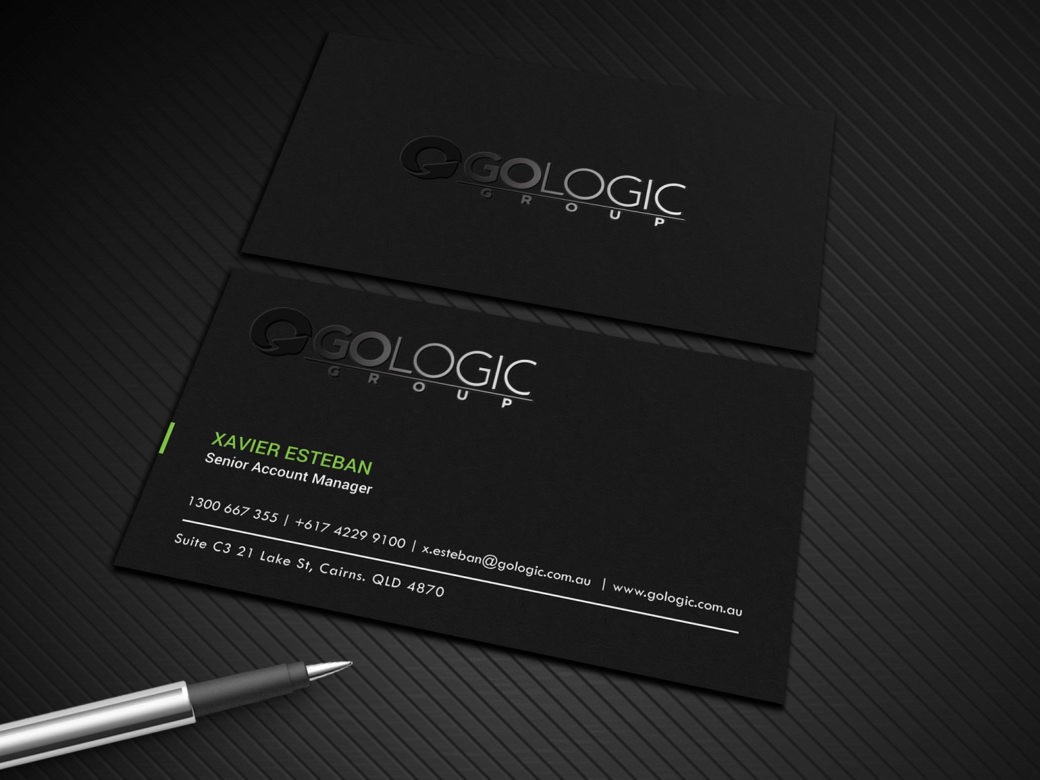 Business Card Design by Graphic Flame for GoLogic Group Pty Ltd | Design #15299389