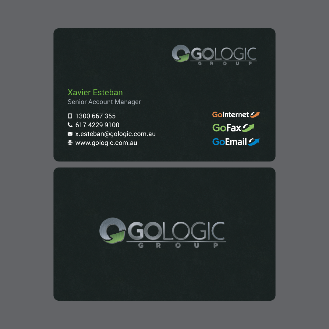 Business Card Design by habibm for GoLogic Group Pty Ltd | Design #15336968