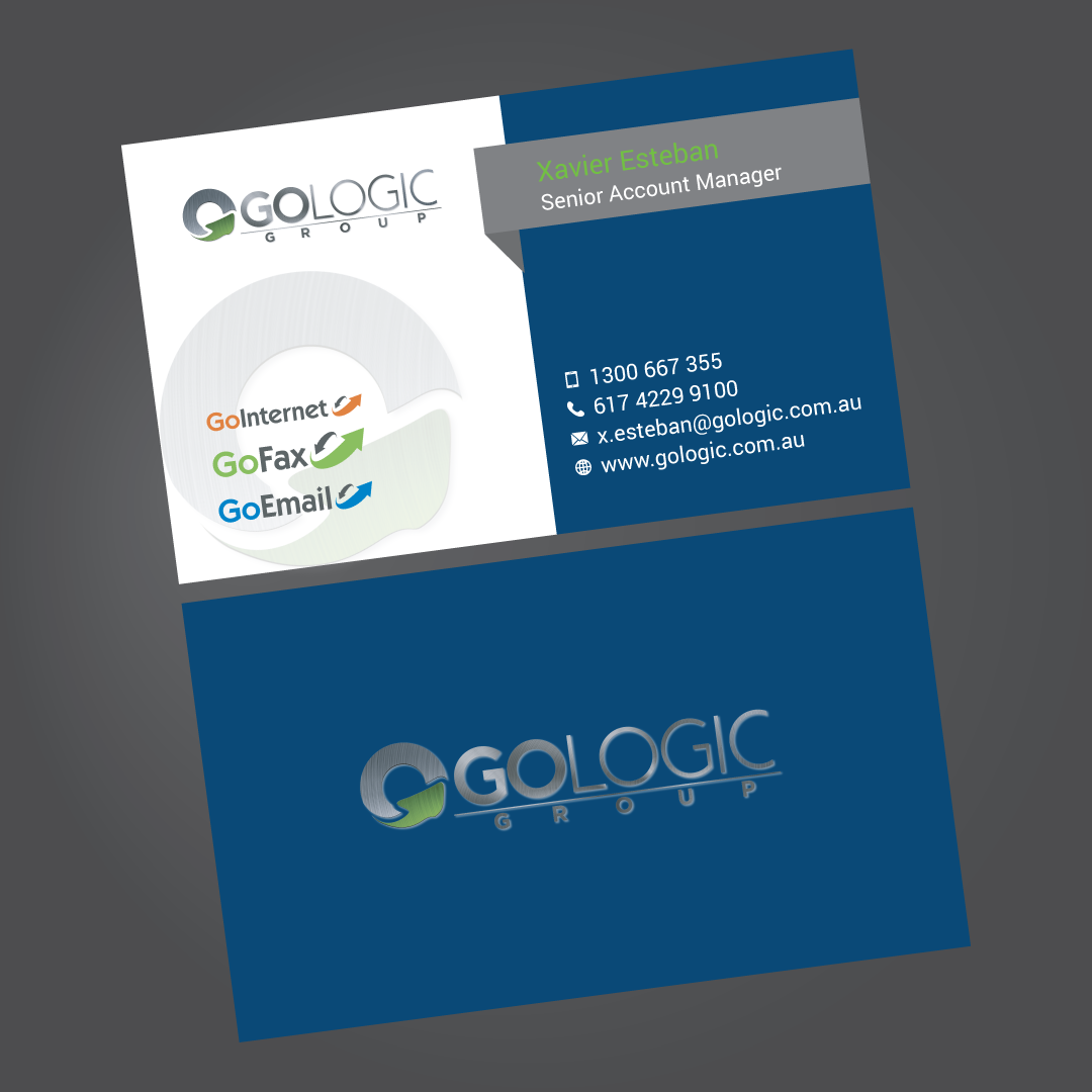 Business Card Design by habibm for GoLogic Group Pty Ltd | Design #15349350