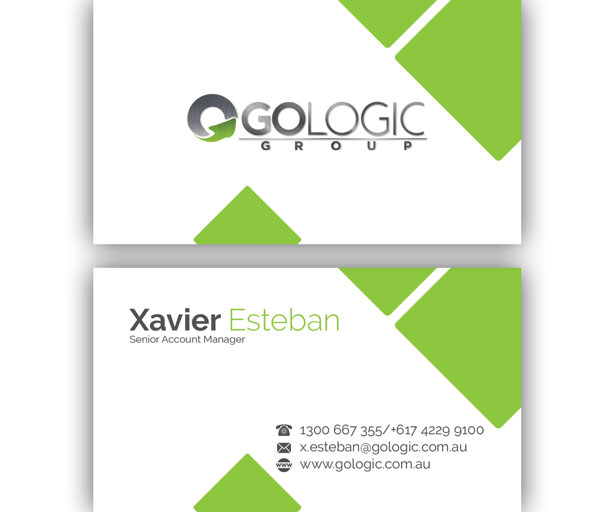 Business Card Design by rayhansumon for GoLogic Group Pty Ltd | Design #15286270