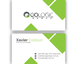 Design de Carte de Visite par rayhansumon pour GoLogic Group Pty Ltd | Design #15286270