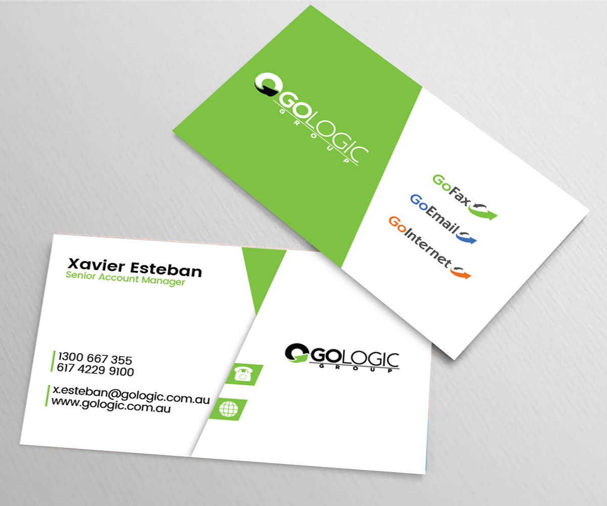 Design de Carte de Visite par mohammed0086 pour GoLogic Group Pty Ltd | Design #15286132