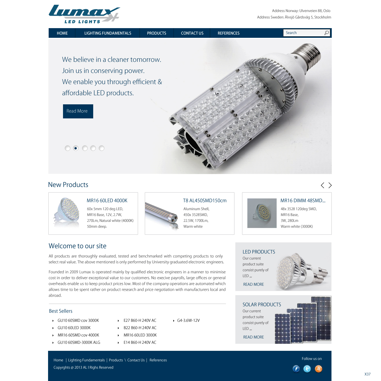 WordPress-Design von pb für Lumax Lighting | Design #2586354