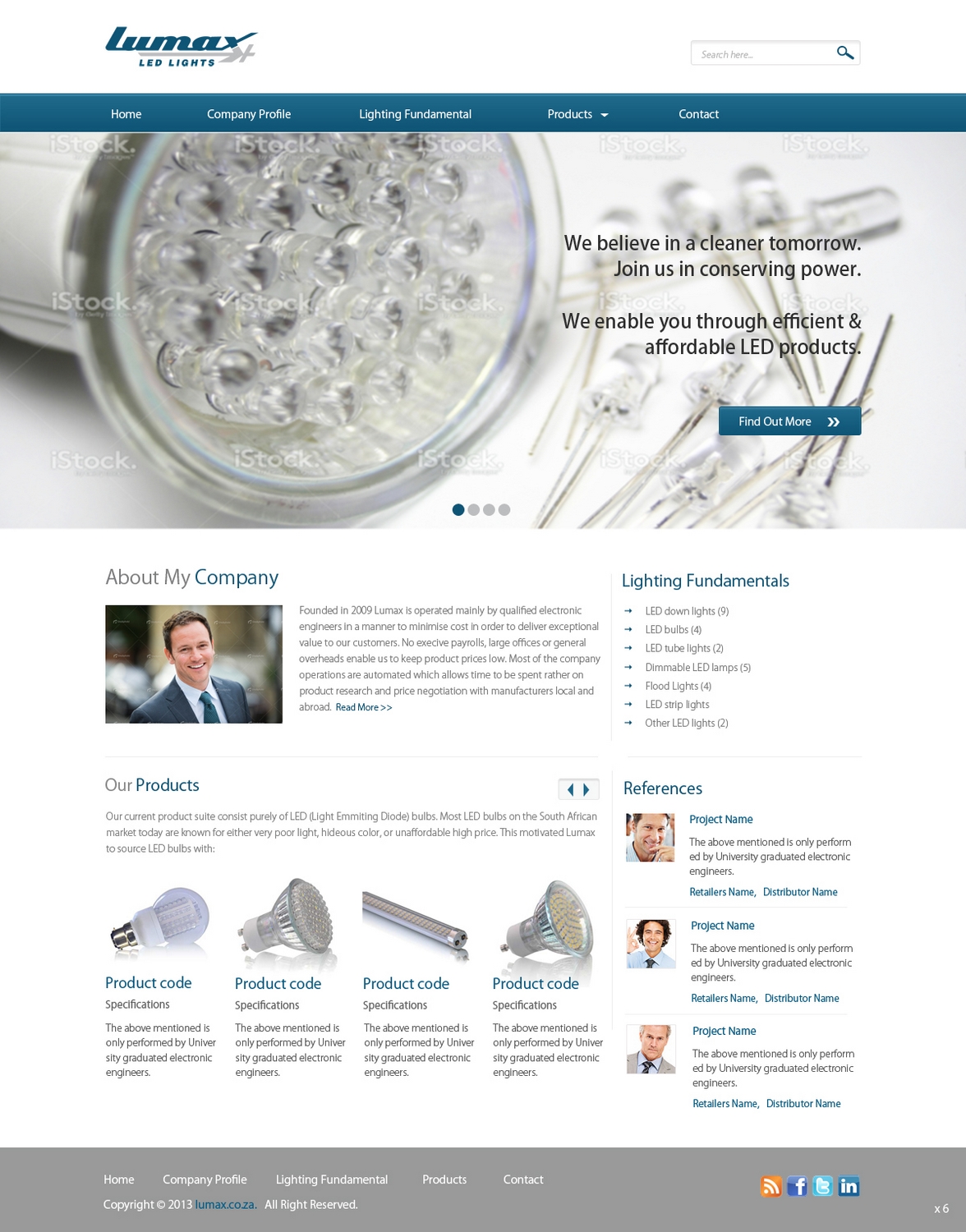 Wordpress Design by pb for Lumax Lighting | Design #2593565