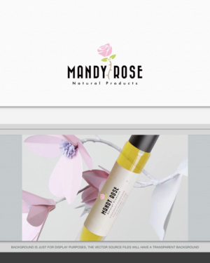 Diseño de Logo por AD-X para Mandy Rose Natural Products  | Diseño: #15307831