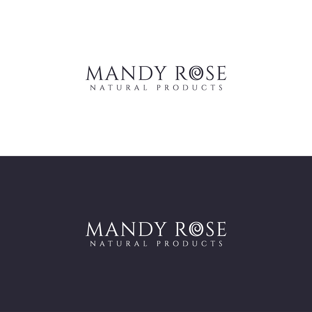 Diseño de Logo por P6 para Mandy Rose Natural Products  | Diseño #15284591