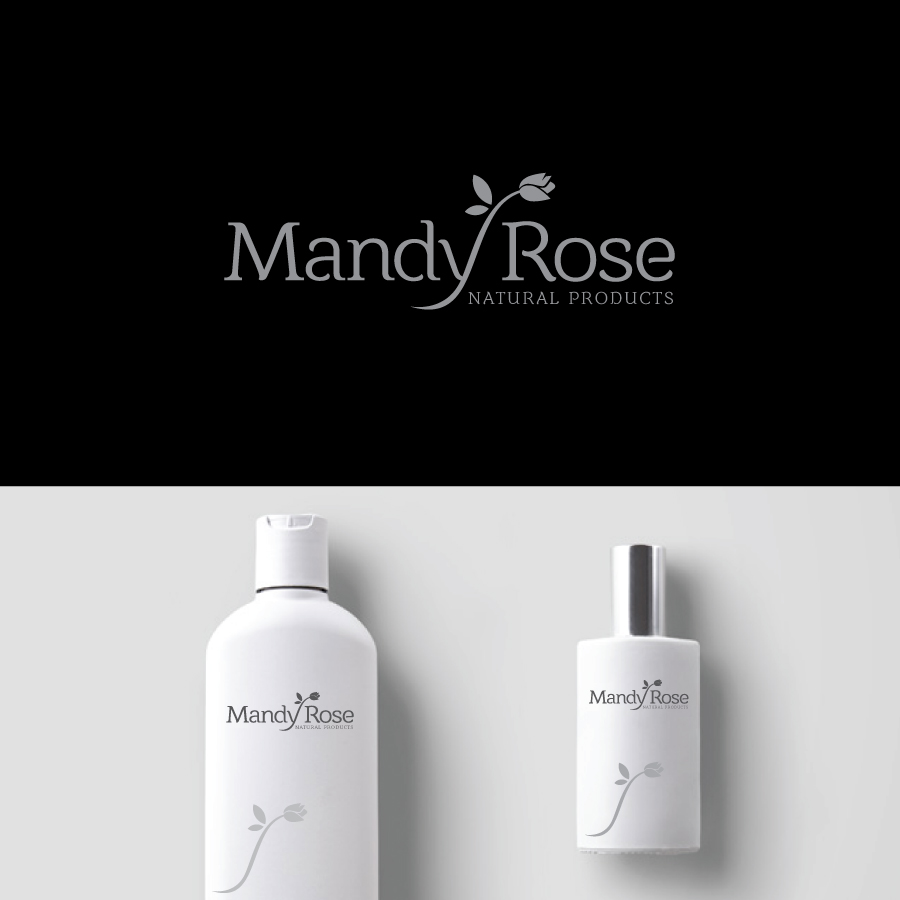 Logo Design by ecorokerz for Mandy Rose Natural Products  | Design #15287623