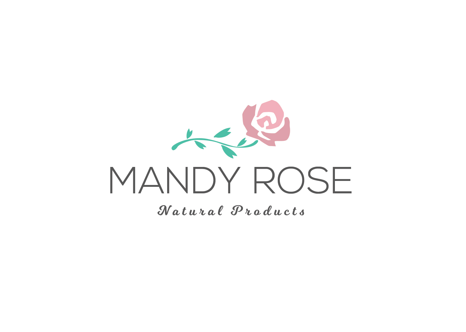 Logo Design by ivo_i_ivanov for Mandy Rose Natural Products  | Design #15304813