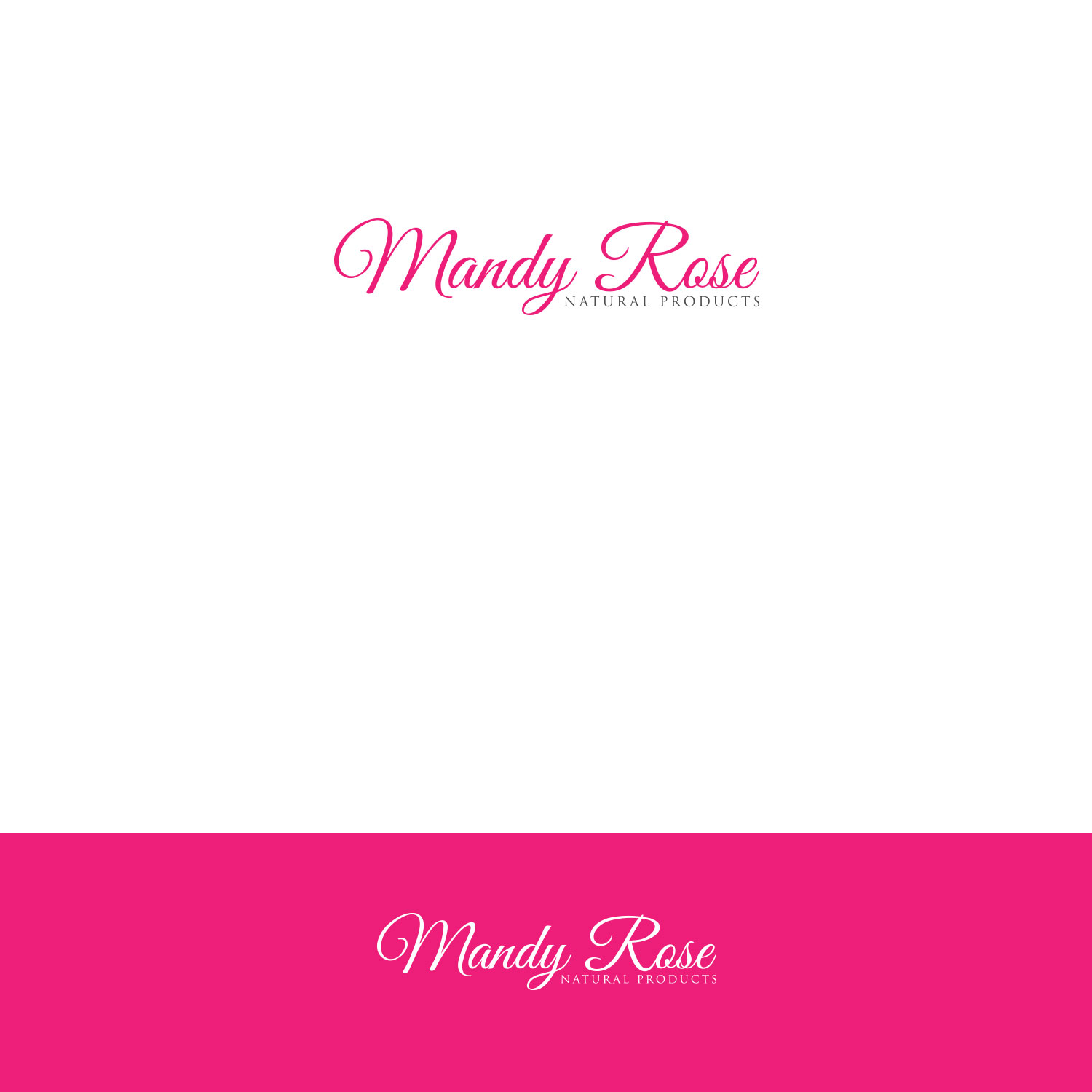 Diseño de Logo por DesignDUO para Mandy Rose Natural Products  | Diseño #15406551