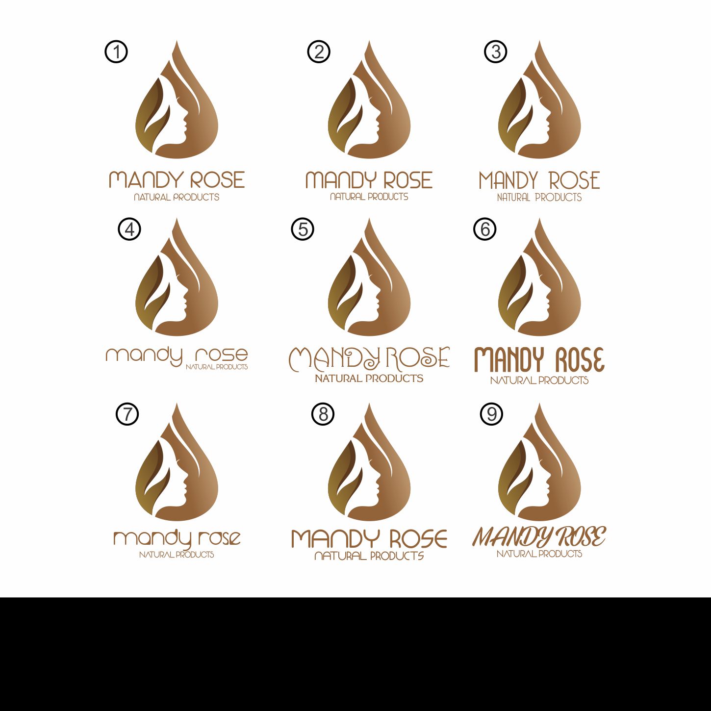Diseño de Logo por ev. para Mandy Rose Natural Products  | Diseño #15377000