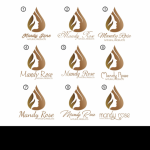 Logo Design by ev. for Mandy Rose Natural Products  | Design: #15377007