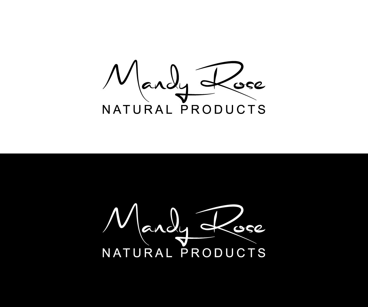 Logo Design by tani_sha321 for Mandy Rose Natural Products  | Design #15301310