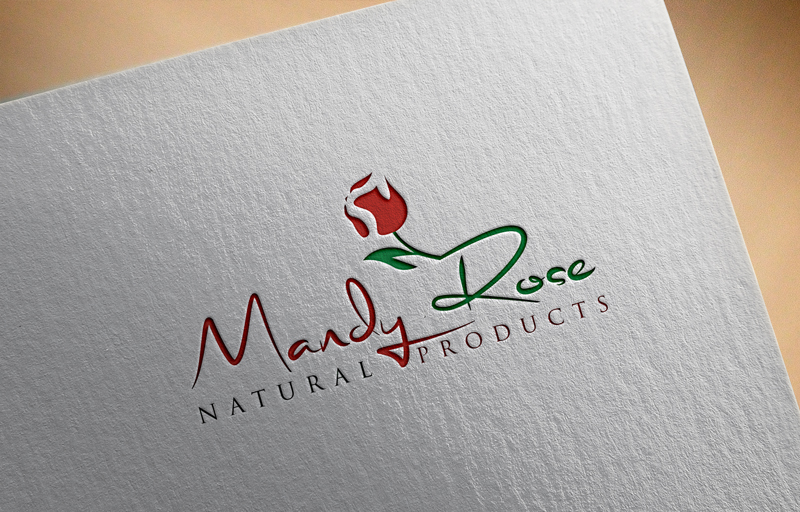 Logo Design by Niizam's for Mandy Rose Natural Products  | Design #15295966