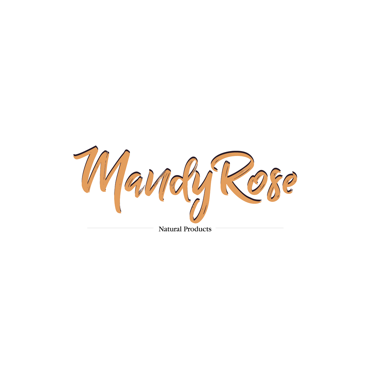 Logo Design by Cathalina Rubiales for Mandy Rose Natural Products  | Design #15299341