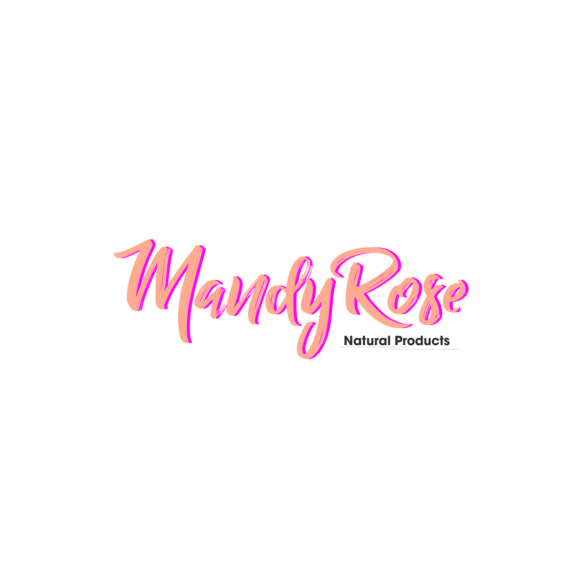 Logo Design by Cathalina Rubiales for Mandy Rose Natural Products  | Design #15299342