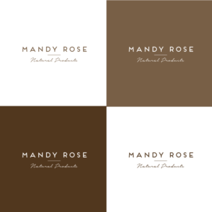 Logo Design by chynthiadewi91 for Mandy Rose Natural Products  | Design: #15303100