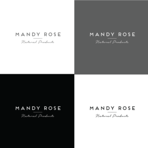 Logo Design by chynthiadewi91 for Mandy Rose Natural Products  | Design: #15303102