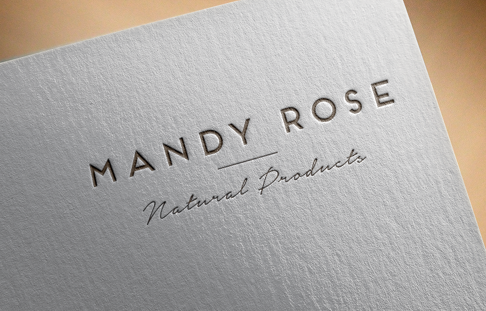 Logo Design by chynthiadewi91 for Mandy Rose Natural Products  | Design #15303104