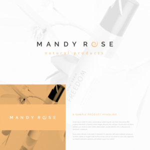 Logo Design by Kolor for Mandy Rose Natural Products  | Design: #15293016