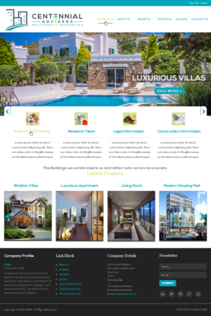 Diseño Wordpress por Creative Star para Centennial Advisers | Diseño #15509282