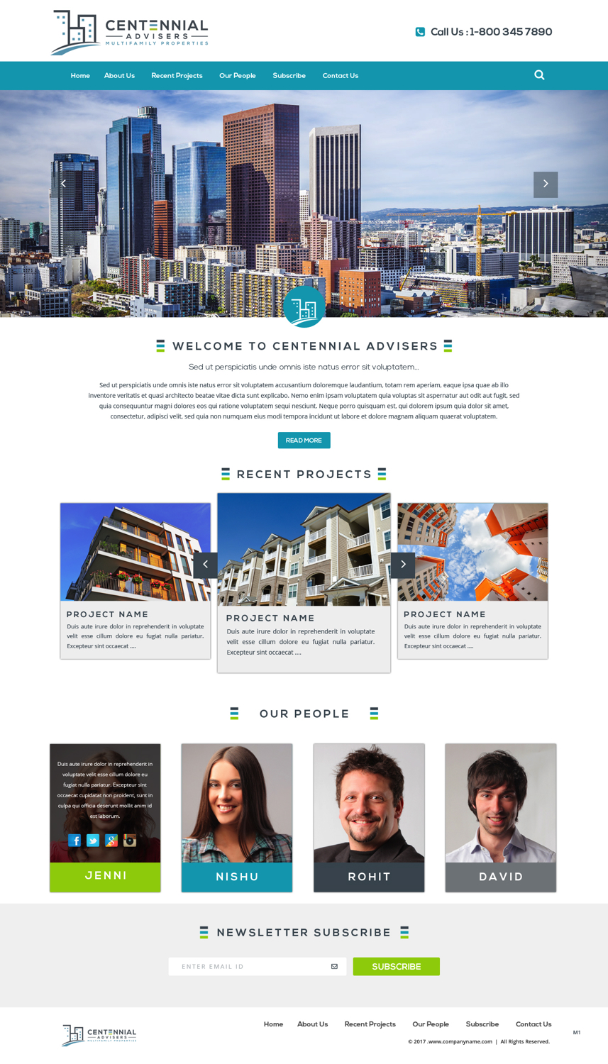 Diseño Wordpress por pb para Centennial Advisers | Diseño: #15391810