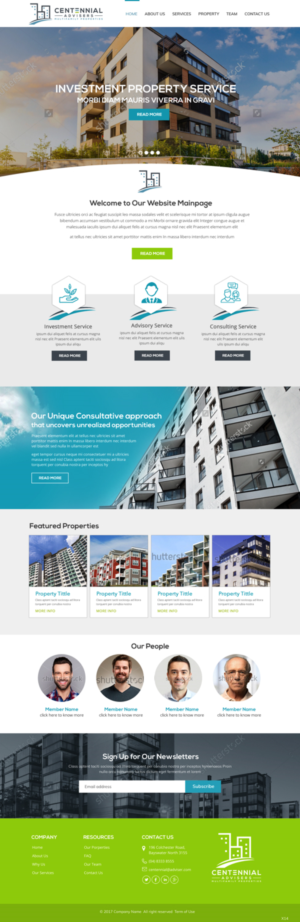 Diseño Wordpress por pb para Centennial Advisers | Diseño: #15391819
