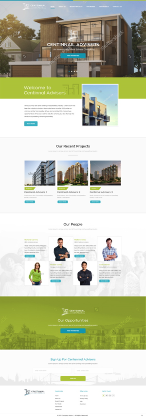 Diseño Wordpress por pb para Centennial Advisers | Diseño: #15401925