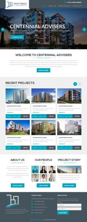 Diseño Wordpress por rightway para Centennial Advisers | Diseño: #15416010