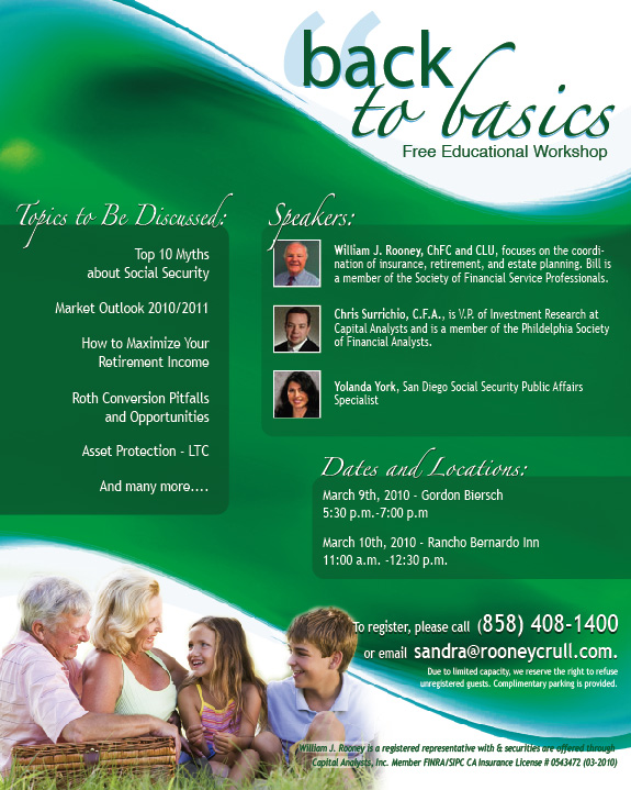 Advertisement Design by Wendy Rother Designs for RooneyCrull | Design #39986