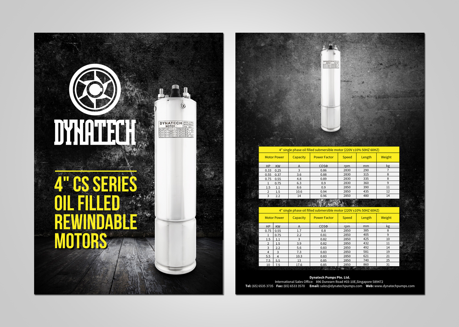 Flyer Design by Gfx.26™ for Dynatech Pumps | Design #15378990