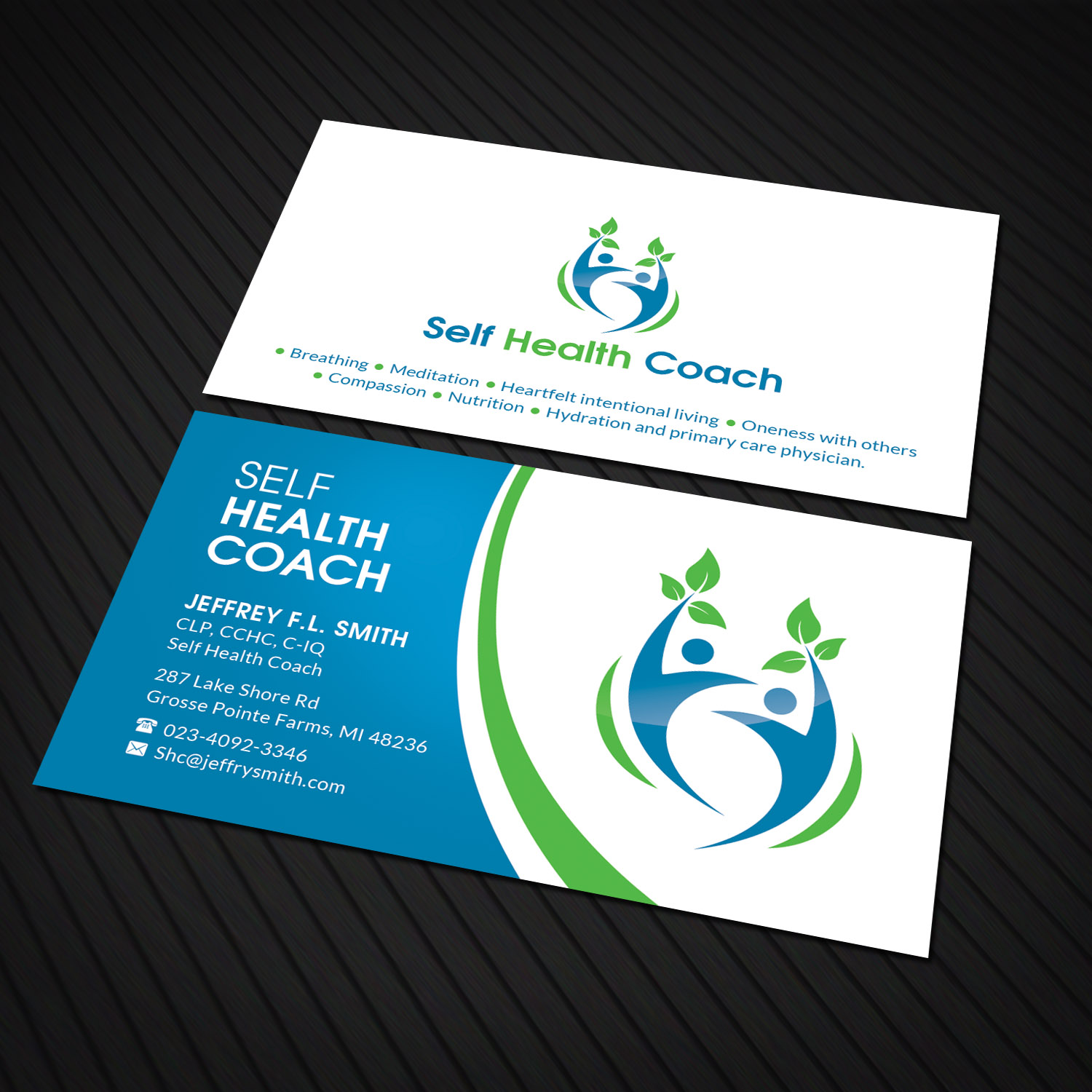 Business Card Design by Sandaruwan for Heart & Science of Living | Design #15299187