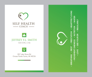 Design de Carte de Visite par Muhammad Imran 3 pour Heart & Science of Living | Design : #15321231