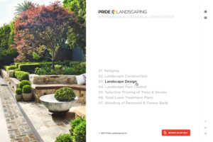 Design de Page d'Accueil par WYSIWYG pour Pride Landscaping | Design : #15300598