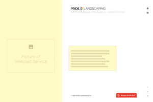 Design de Page d'Accueil par WYSIWYG pour Pride Landscaping | Design : #15300599