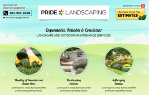 Design de Page d'Accueil par AJ3664 pour Pride Landscaping | Design : #15328429