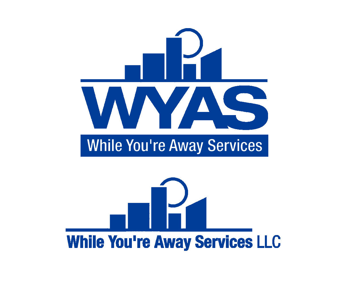 Logo Design by Hot Rod for While You're Away Services | Design #15332829