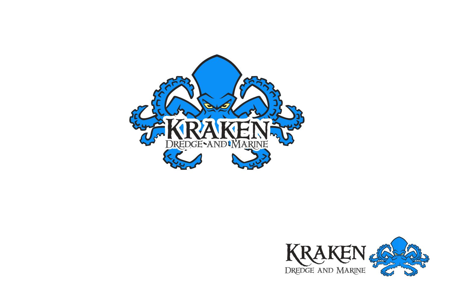 Logo Design by EA Designs for Kraken Marine & Drede | Design: #15545960