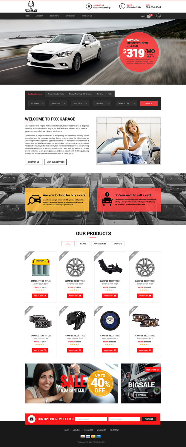 Web Design by Dream Logo Design for Mahd E-Commerce | Design #15332263