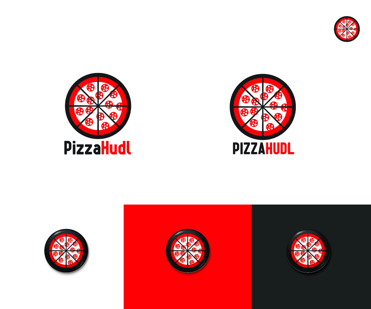 Logo Design by Nusky Hariff for PizzaHudl | Design #15312160