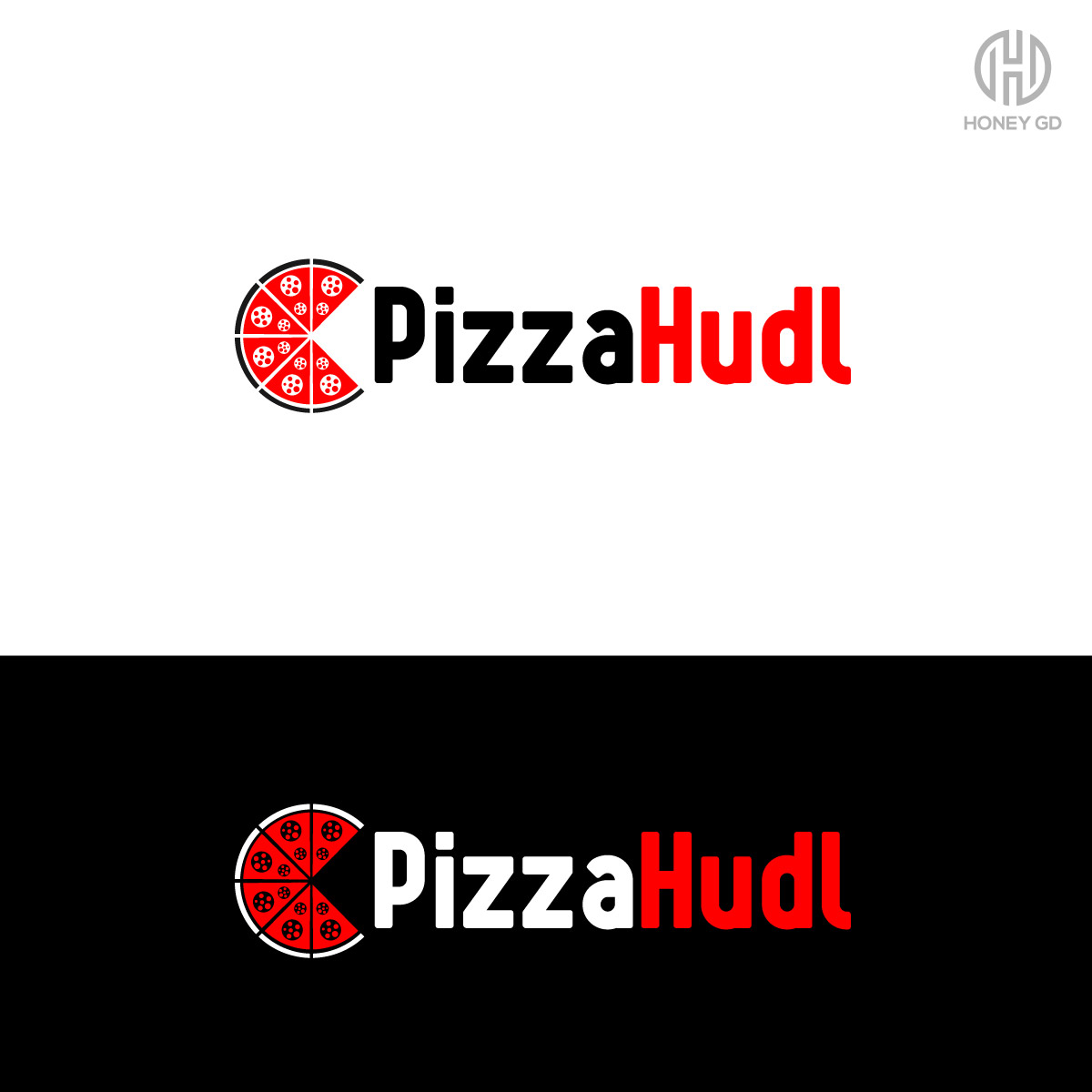 Logo Design by Honey GD for PizzaHudl | Design #15306009