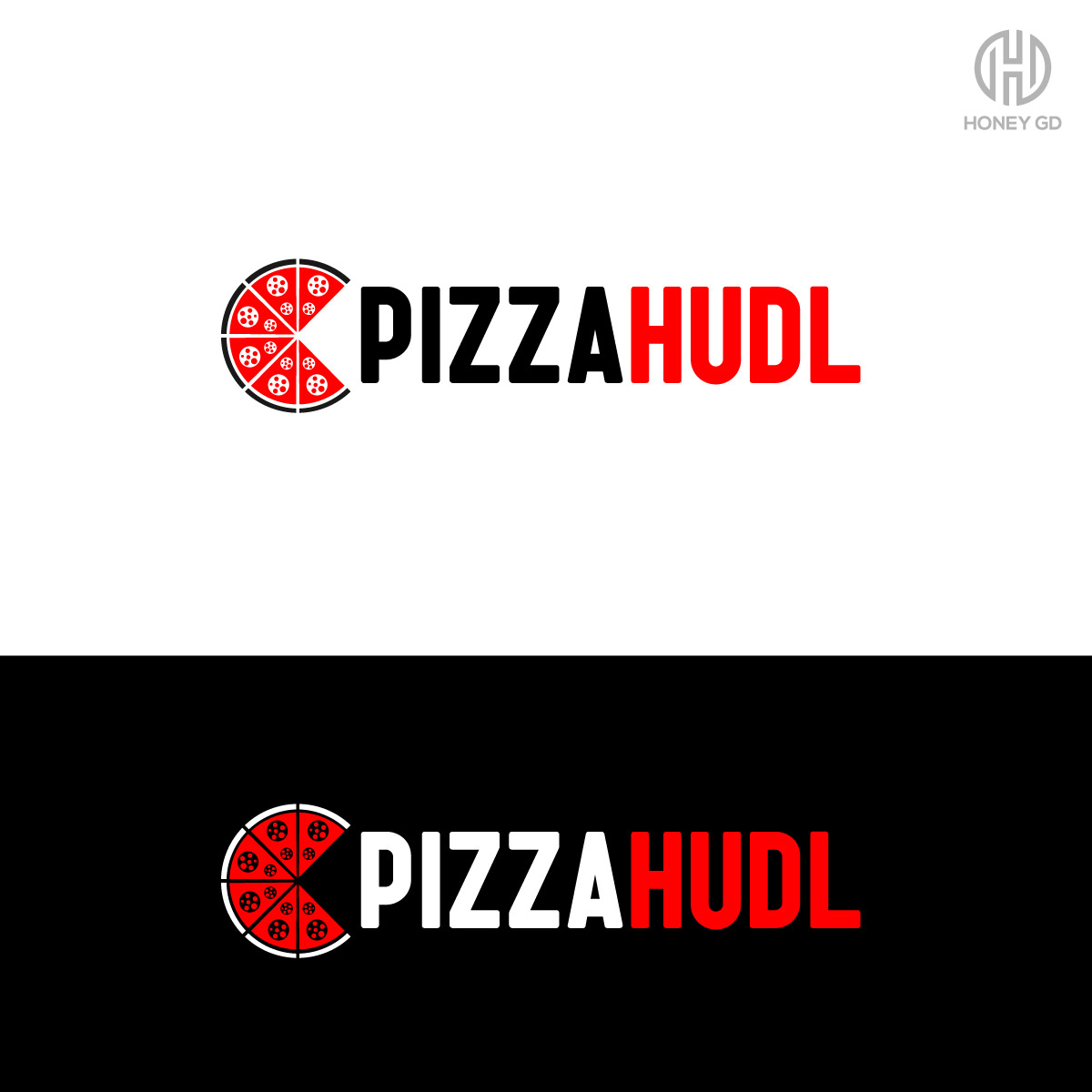 Logo Design by Honey GD for PizzaHudl | Design #15306019