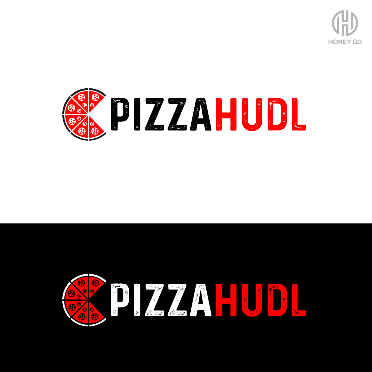 Logo Design by Honey GD for PizzaHudl | Design #15306025