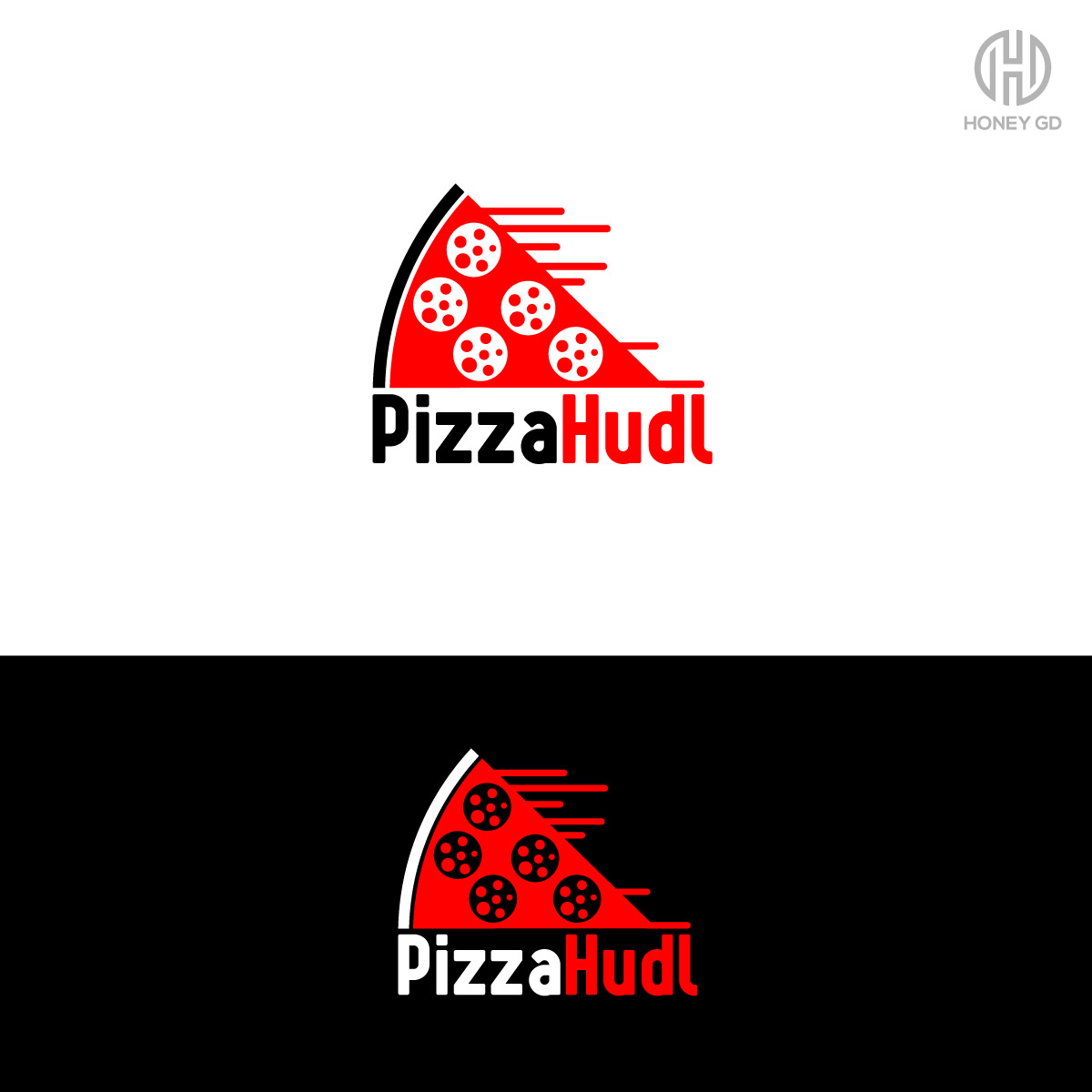 Logo Design by Honey GD for PizzaHudl | Design #15306810